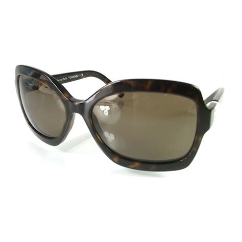 chanel tortoise shell pearl sunglasses